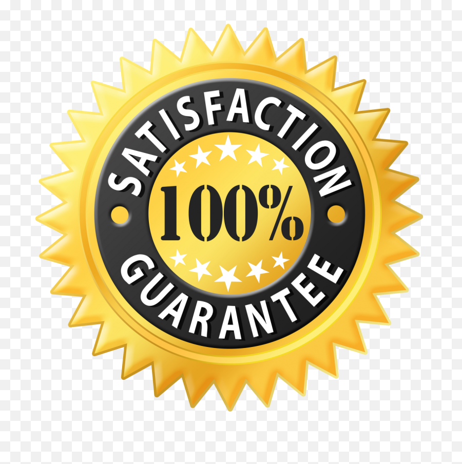 100 Percent Satisfaction Guarantee Png Guaranteed Logo