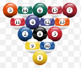 Stick Billiard Transparent Png - Background Pool Balls