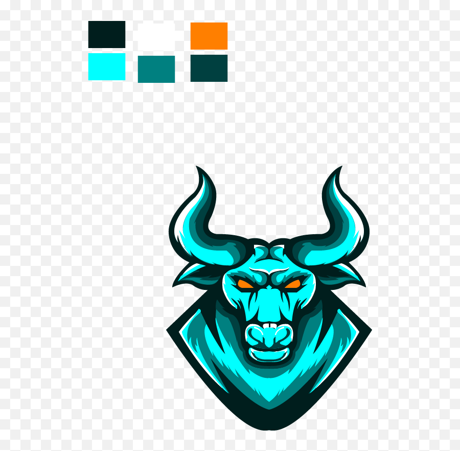 I Design Mascot Logo And Cartoon Vector - Bull Logo Png Transparent,Mascot Logo