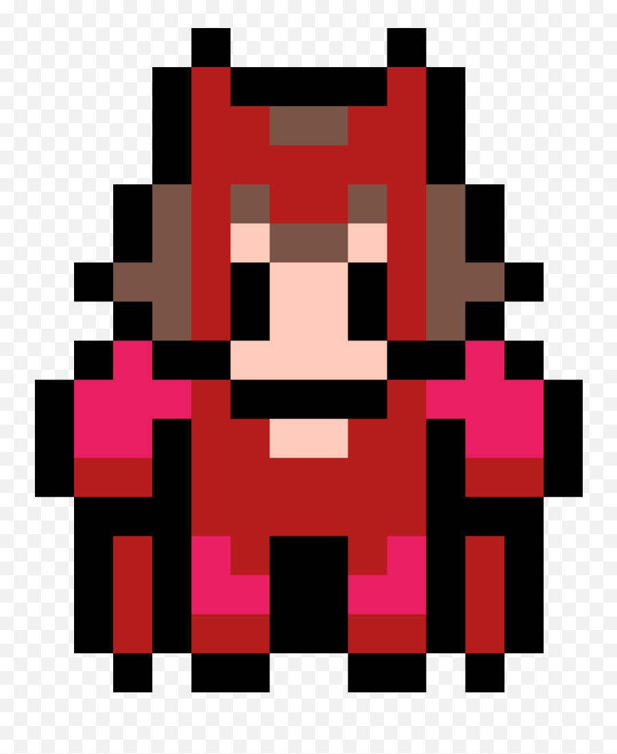 Pixilart - Scarlet Witch Sprite By Chickencoup Pixel Art Mini Heart Png,Scarlet Witch Transparent