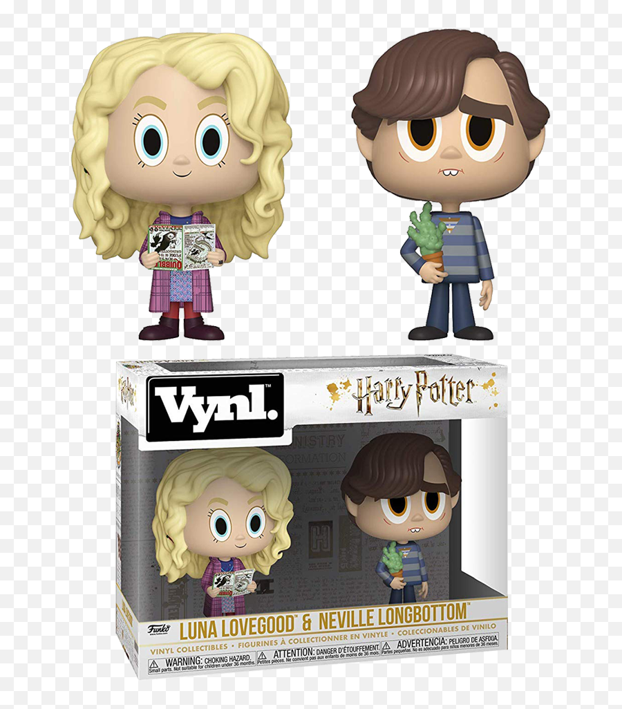 Luna Lovegood U0026 Neville Longbottom Funko Vynl Figure 2 - Pack Harry Potter Luna Et Neville 2pk Vinyl Png,Neville Png