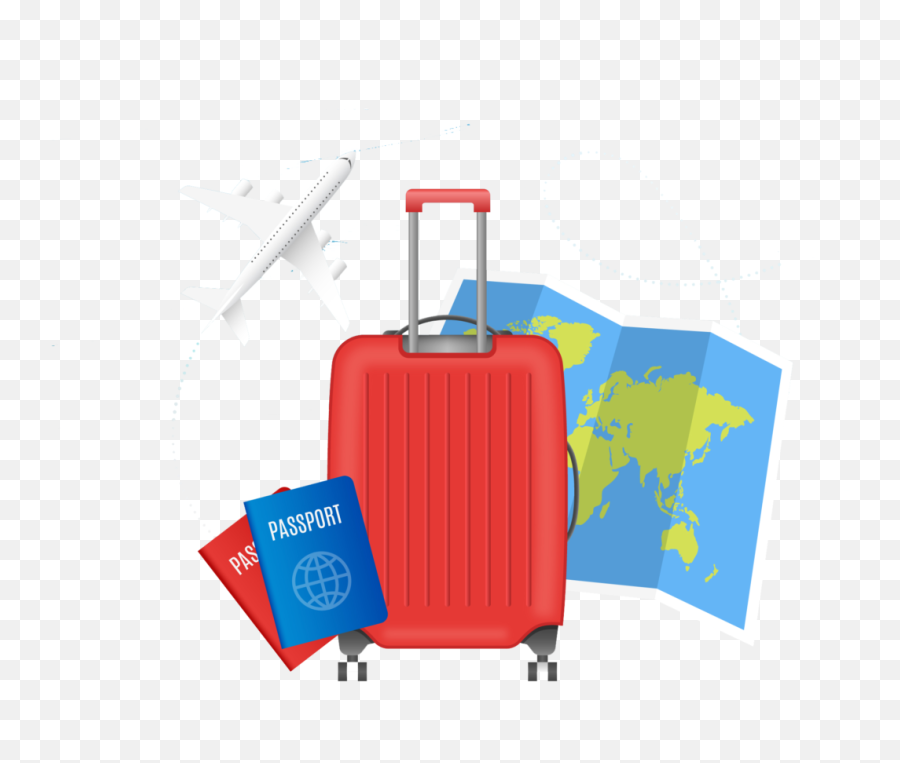 Vector Free Library Travel Png Photo - Vector Travel Bag Png,Travel Clipart Png