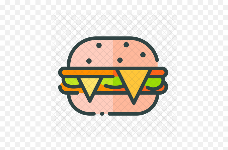 Cheese Burger Icon - Illustration Png,Cheeseburger Png