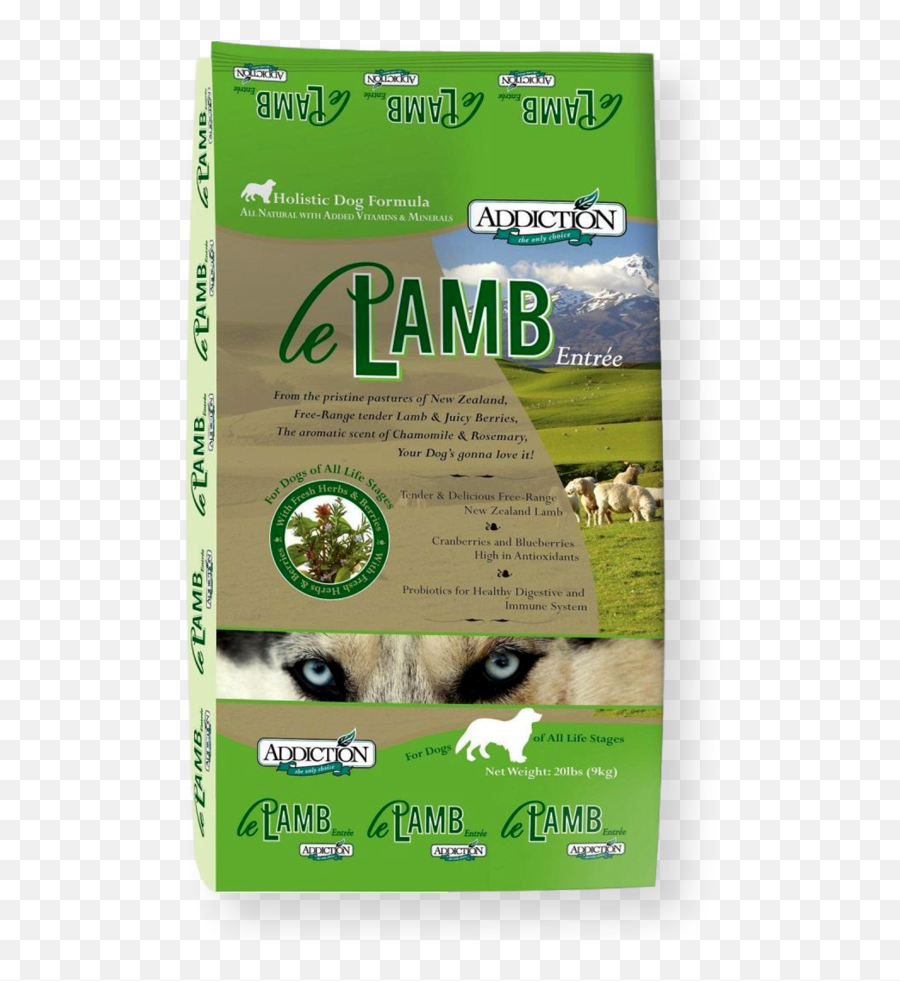 Addiction Le Lamb Dog Food Png