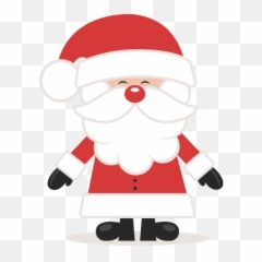 Santa Image Free Library Svg Png - Cute Santa Clipart,Santa Clipart Png