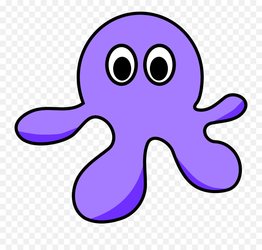 Purple Octopus Image Free Svg - Cartoon Octopus Png,Octopus Png