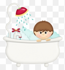 Bathroom Clipart Png - Clip Art Bath Time,Bath Png