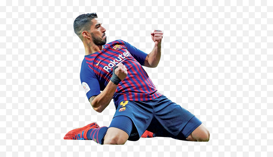 Download Hd Suarez Double Downs Real Madrid - Soccer Player Luis Suarez Png 2019,Soccer Player Png