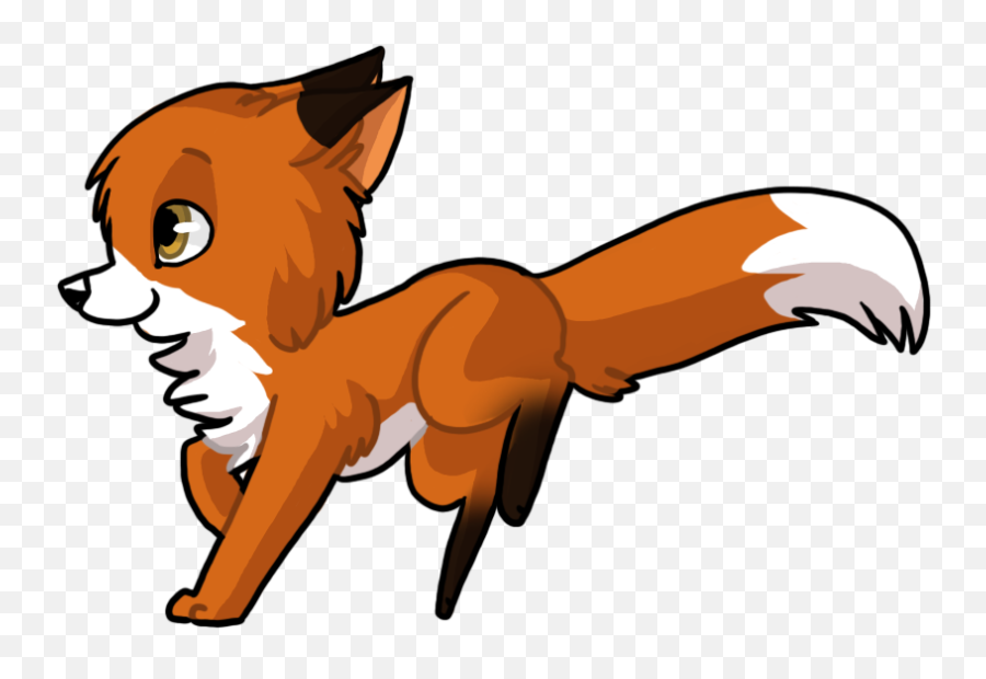 Free Anime Clipart - Cartoon Fox Clear Background Png,Fox Clipart Png