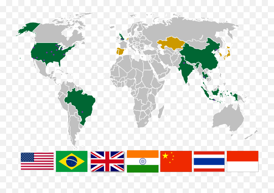 World Map Updated - World Map For Powerpoint Free Png,World Map Png