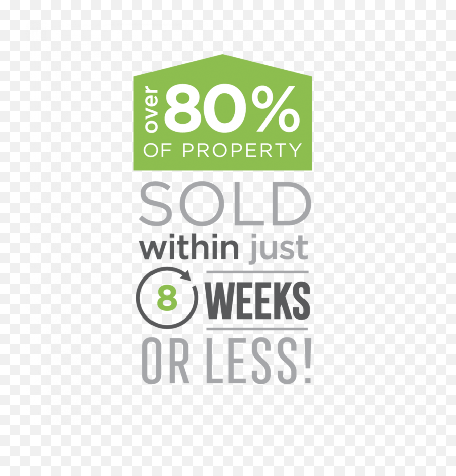 80 Sold Within Just 8 Weeks - Sign Full Size Png Download Sign,Sold Sign Png