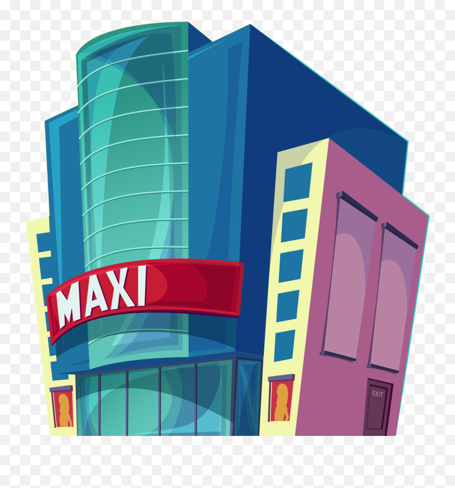 Cinema Building Image Png Free Download Clipart