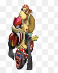 Eussou Singe Funky Kong Donkey Dk Mario - Funky Kong Mario Kart Wii Png,Funky Kong Png
