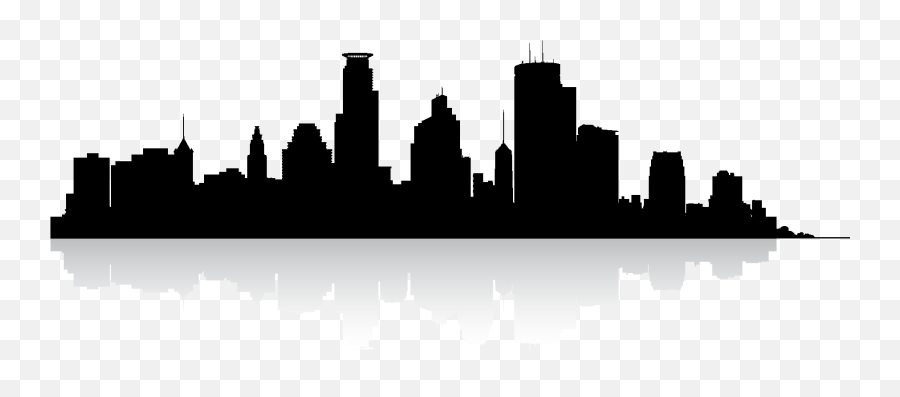 City Silhouette Png Download - Minneapolis Skyline Clipart,City Skyline Png