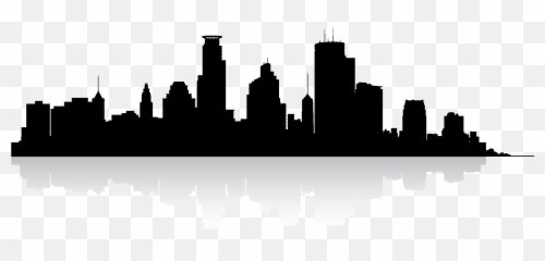 City Silhouette Png Download - Minneapolis Skyline Clipart