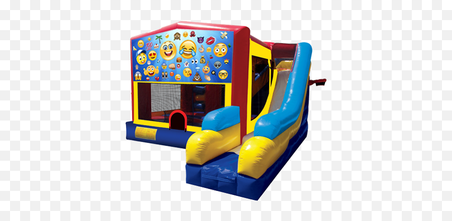Emoji Bounce House Combo Jumpguycom Chicago Il - Ruff Ruff Tweet And Dave Toys 1 Png,House Emoji Png