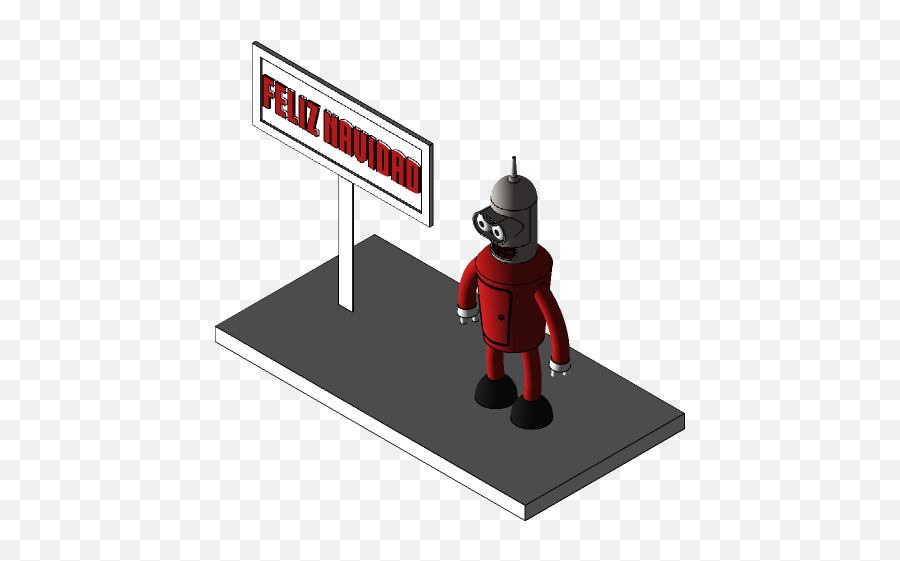 Bender - Futurama 3d Cad Model Library Grabcad Cartoon Png,Futurama Logo