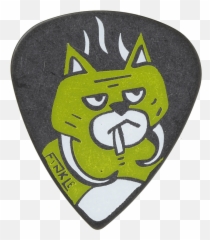 Rockready Stoned Cat Pick - Cartoon Png,Guitar Pick Png