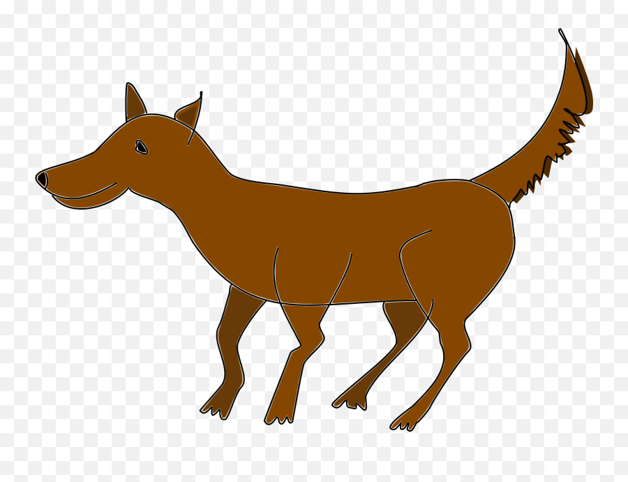 Cute Brown Dog Clipart Free Image - Ciubotelele Ogarului Fise De Colorat Png,Dog Clipart Png