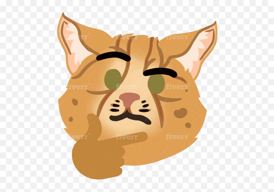 Draw Thinking Emoji Versions Of Your Character Or Furry - Illustration Png,Thinking Emoji Transparent