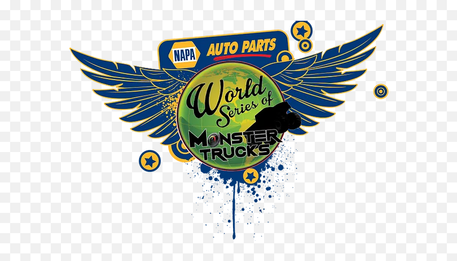 Napa Monster Truck Racing And Freestyle World Series - Soccer Ball With Crown Wings Png,Monster Jam Logo Png