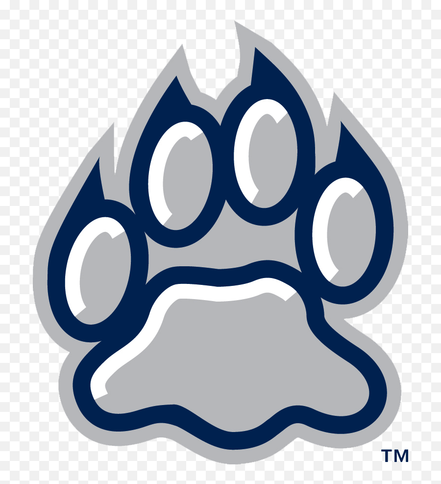 Wildcat Paw Print - University Of New Hampshire Wildcats Png,Blue Paw Logos