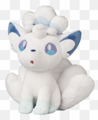 Download Transparent Vulpix Alolan - Shiny Alolan Vulpix Plush Png,Vulpix Transparent