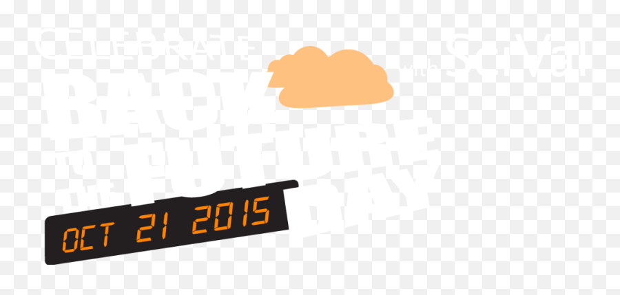 Back To The Future Day 2015 With Scival - Horizontal Png,Back To The Future Logo Transparent