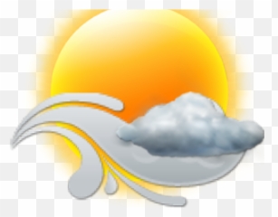 Sunny Clipart Windy - And Cartoon png