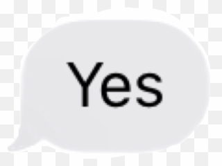 Text Bubble Textbuble Yes Sticker - Dot png