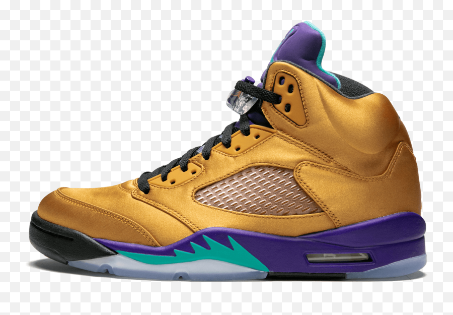 Jordan 5 Fresh Prince Gold - Air Jordan 5 Fresh Prince Of Bel Air Png,Fresh Prince Png