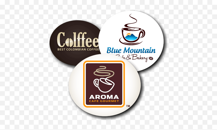 Coffee Shop Logo Maker - Serveware Png,Folgers Logos