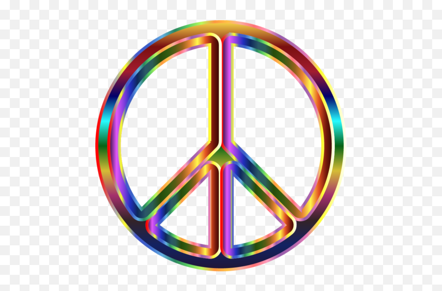 Cropped - Rainbowpeacesignmetalicpng Picture U2013 Saint John Describe Me In Three Words,John Lennon Png