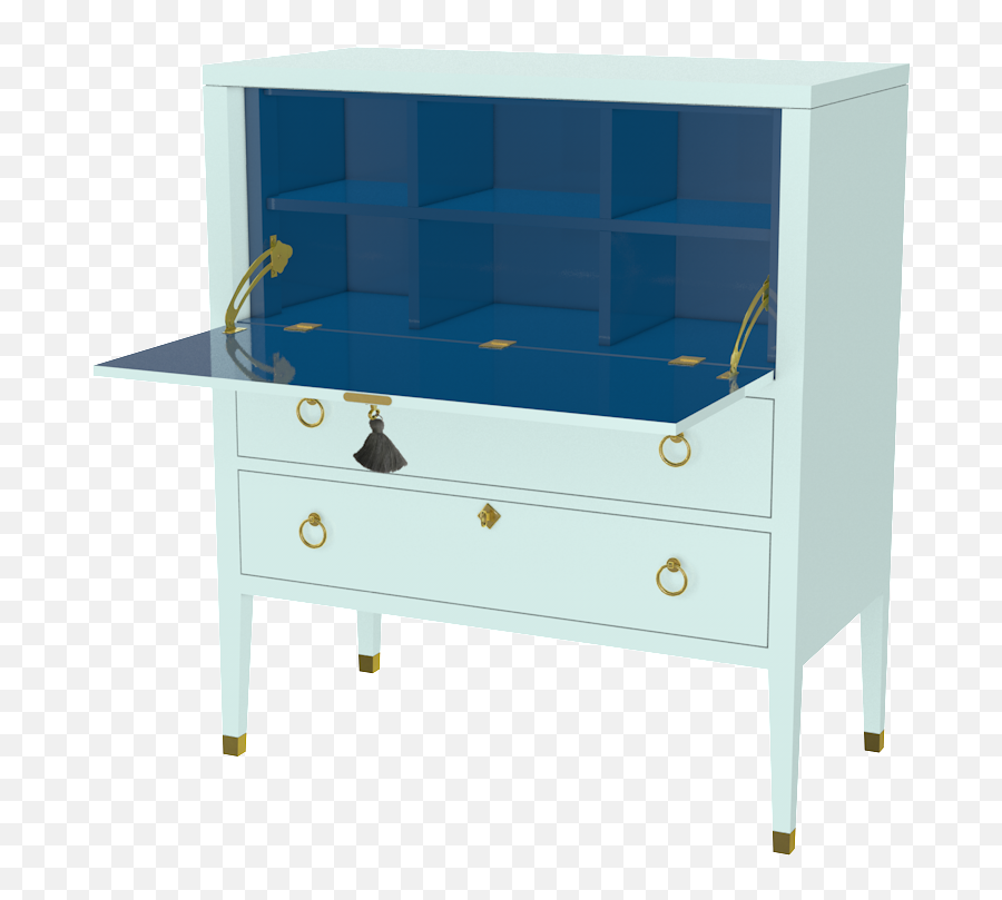 Designer Desks High - End U0026 Luxury Office Furniture Custom Navy Blue Secretary For Sale Png,Desk Transparent