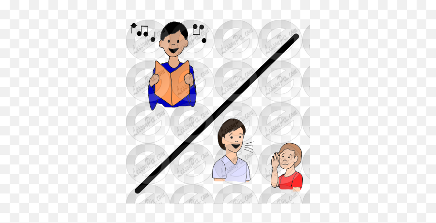 Singing Talking Picture For Classroom Therapy Use - For Adult Png,Person Talking Png