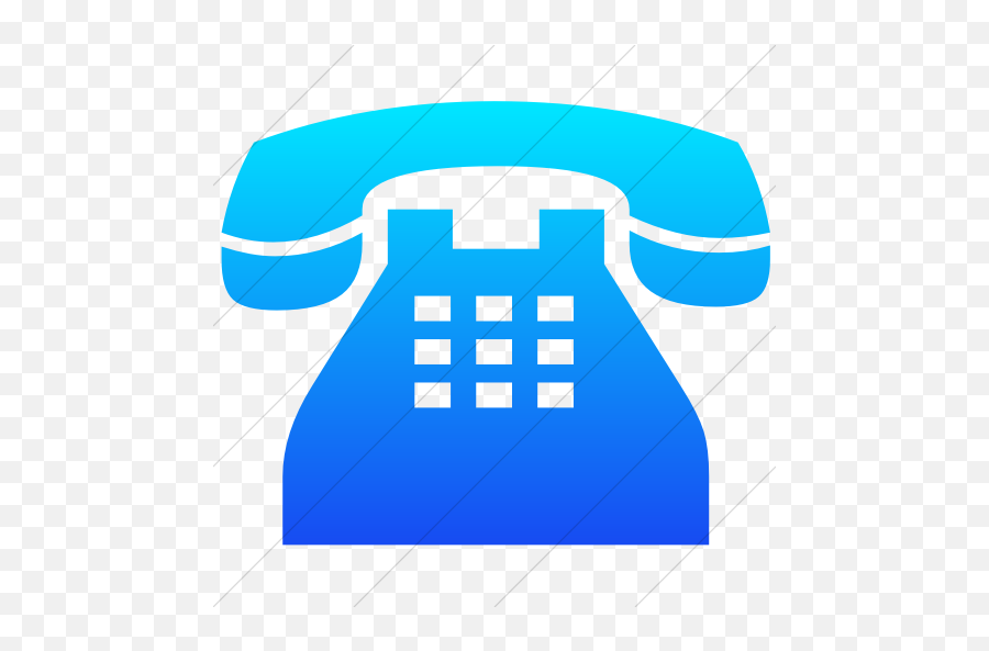 Simple Ios Blue Gradient Classica - Telefoon Png,Telephone Icon Blue