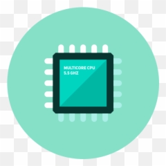 Microchip Cpu Hardware Free Icon Of - Png Yellow Microchip,Cpu Png