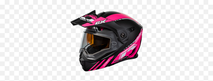 Castle Exo Cx - 950 Dual Sport Modular Kc Cycle Helmet World Motorcycle Helmet Png,Pink And Black Icon Helmet