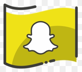 Snapchat Logo Icon Of Colored Outline Style - Available png