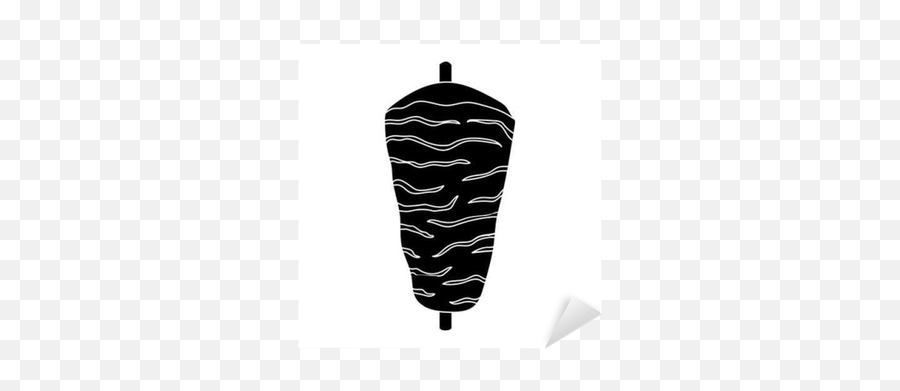 Doner Kebab Icon In Black Style Isolated - We Live To Change Döner Icon Png,Shawarma Icon