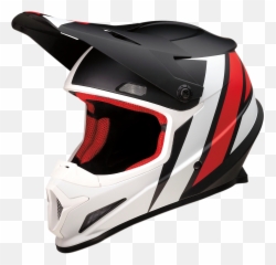 Z1r Rise Off Road Helmet Evac Black Red White - Z1r png