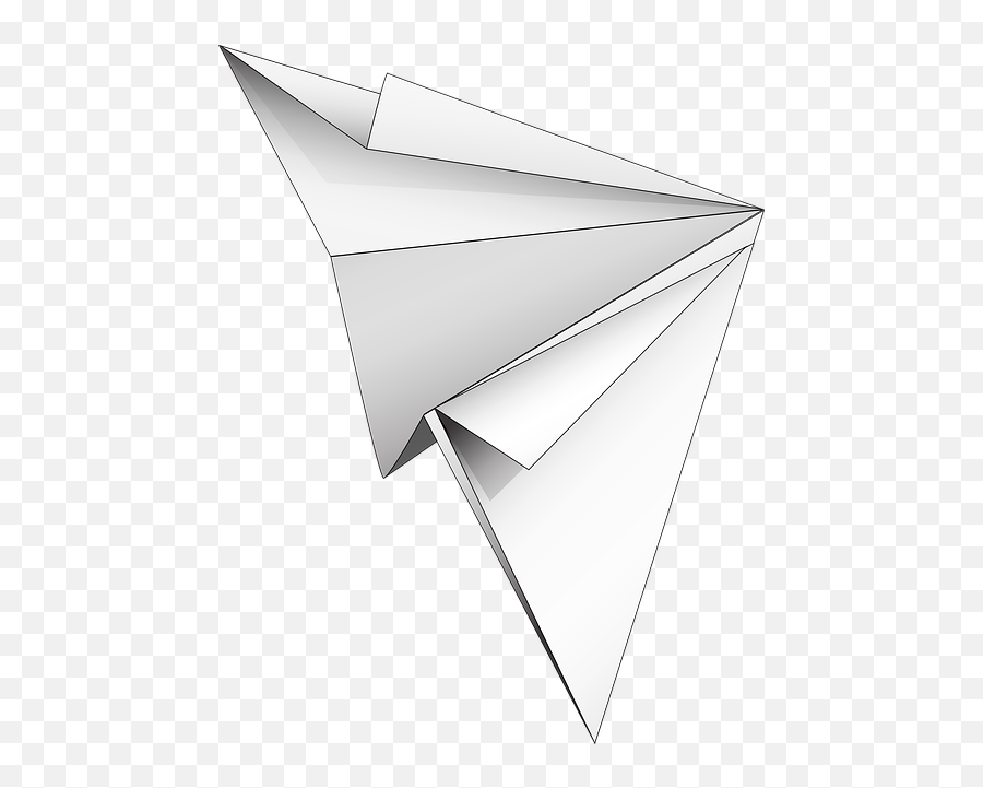 Graphic Paper Airplane - Free Vector Graphic On Pixabay Folding Png,Paper Airplane Icon Png
