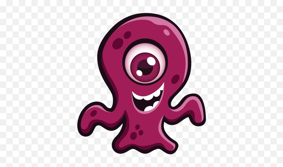 Printed Vinyl Jelly Monster Cartoon Stickers Factory - Cartoon Monster Png,Jelly Png