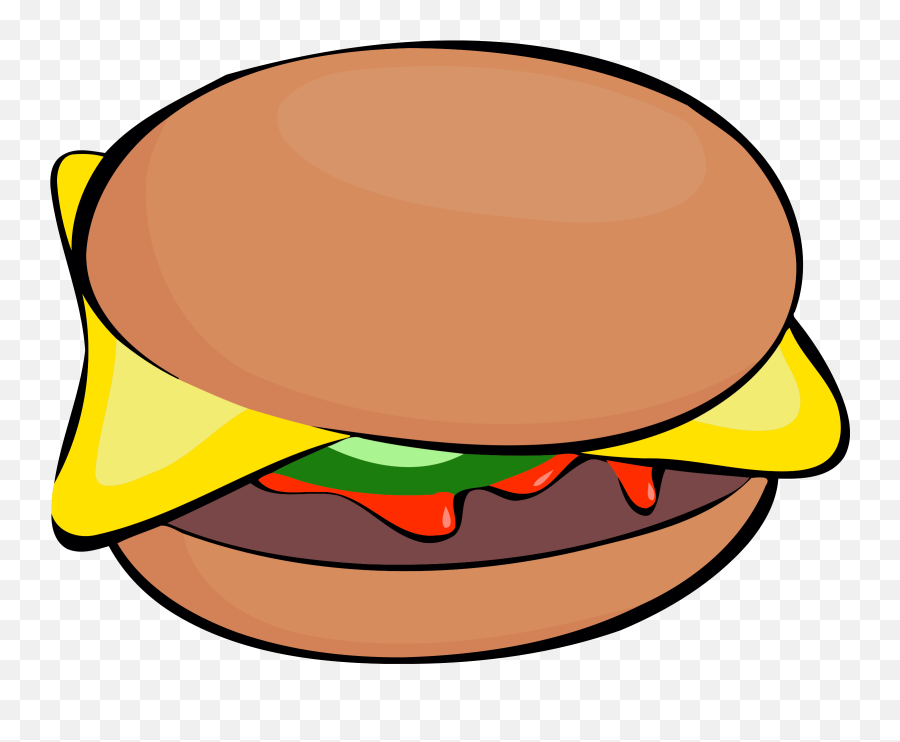Clip Art Burger Cartoon - Burger Images Clip Art Png,Cartoon Burger Png -  free transparent png images 