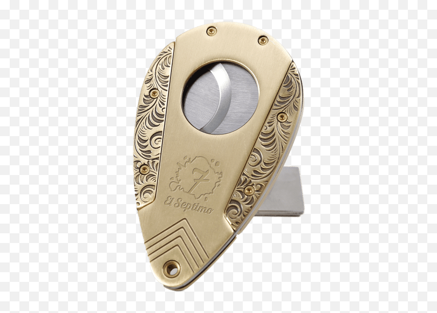 El Septimo Black U0026 Gold Double Jet Lighter Puncher - Solid Png,Pdr Icon Cigar