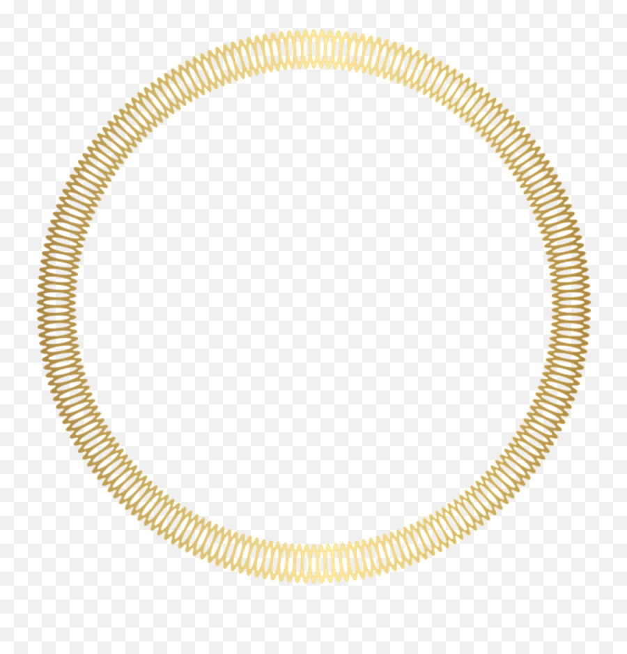 Gold Circle Frame Png Transparent - Circle,Gold Picture Frame Png
