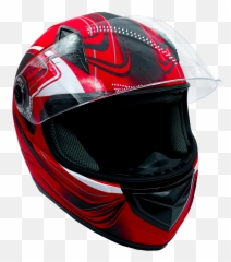 Adult Full Face Matte Red Helmet - Motorcycle png
