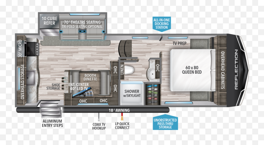 All Floorplans Grand Design 230rl Png Klipsch Icon Kf - 28