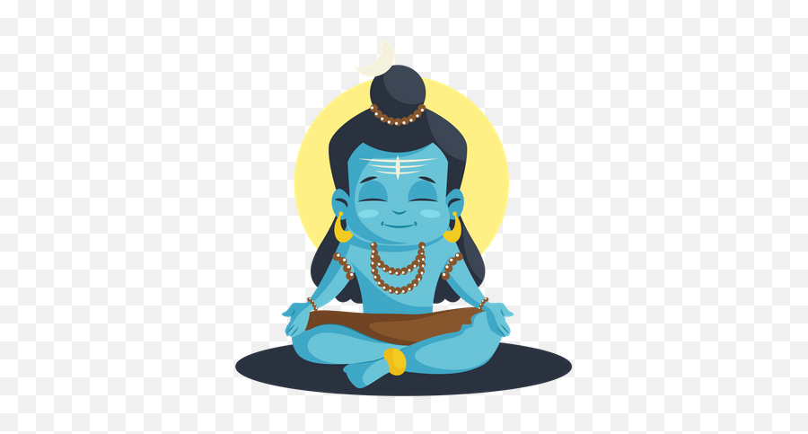 Divine Illustrations Images U0026 Vectors - Royalty Free Lord Shiva Cartoon Png,Deity Icon