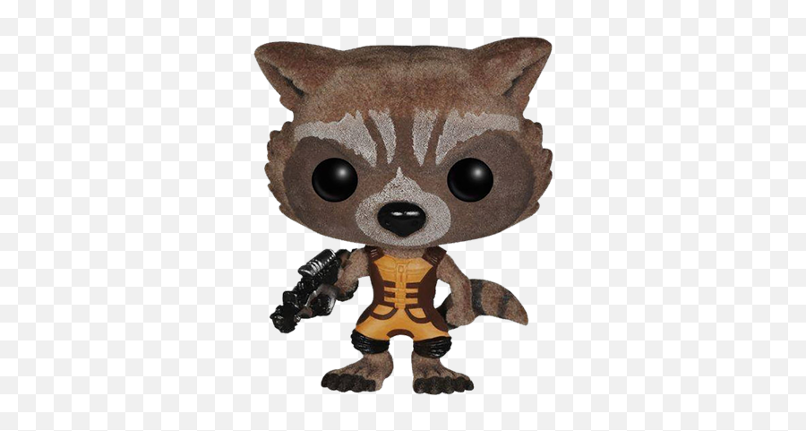 Covetly Funko Pop Marvel Rocket Raccoon Flocked 48 - Rocket Funko Pop Groot Png,Guardians Of The Galaxy Icon